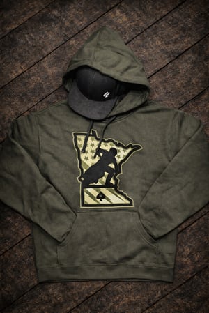Image of 2026 Jacks MN Flattrack Hoody - OD Green