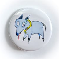 Image 1 of Spike The Dog Button Pin