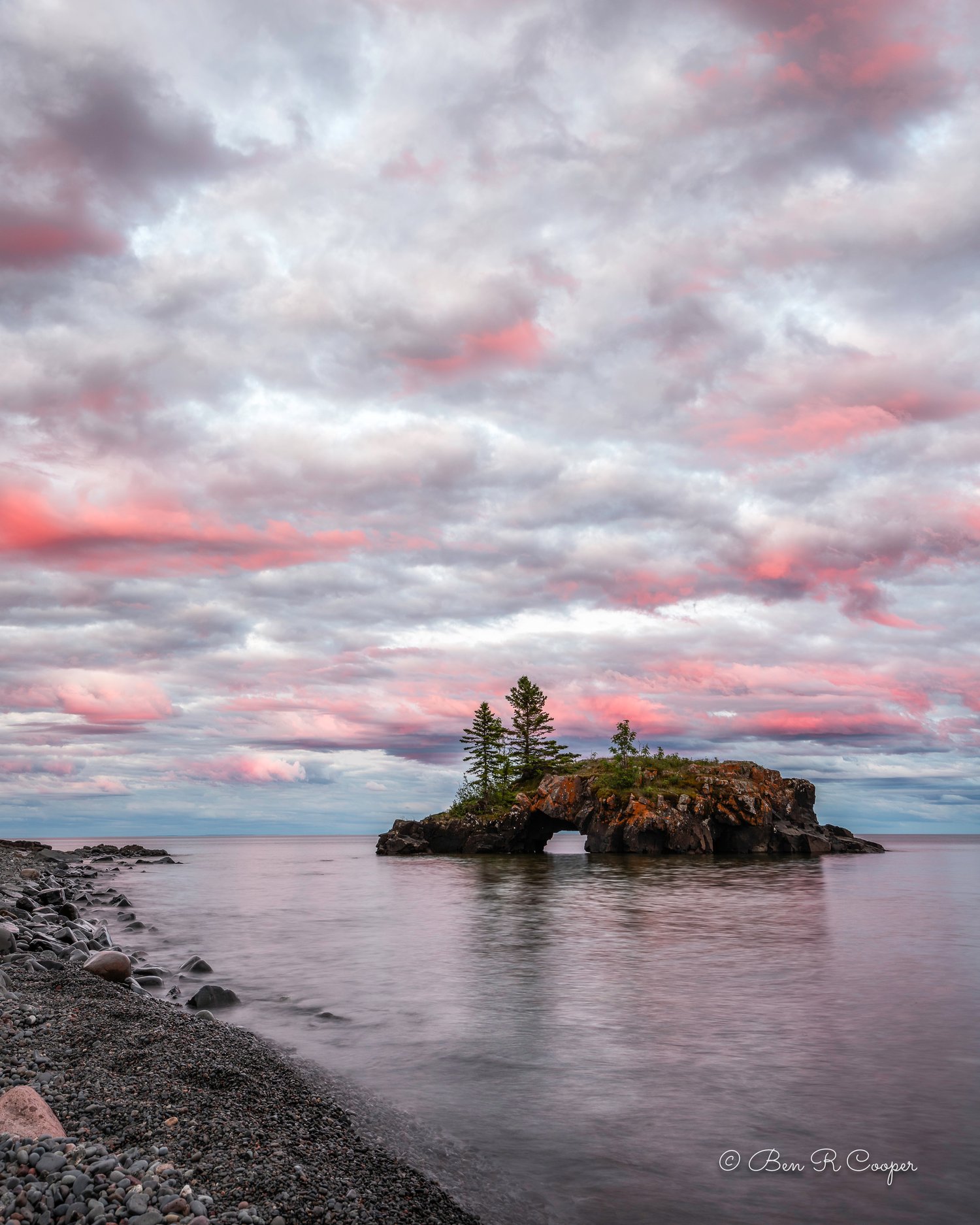 Sunset Clouds On The North Shore