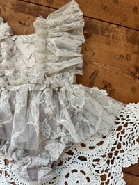 Image 2 of Light Taupe  Newborn Romper