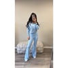 Hoodie and Flare Leg Tracksuit 