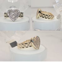Image 4 of High Quality Gold Plated Heart Ring for women/perfect ring for her/best Mother’s Day gift.