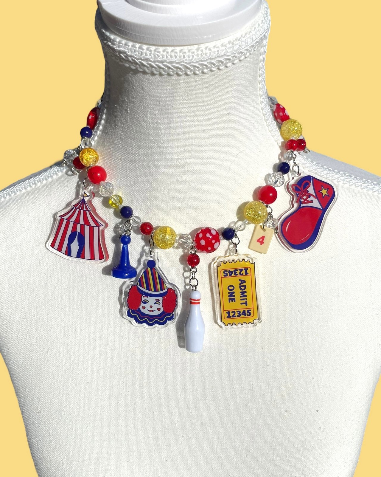 Primary Color Circus Necklace | CIRCUS TRASH
