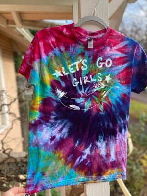 Image of SMALL Let's Go Girls Tie Dye Shirt 6