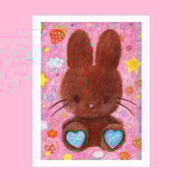 brown bunny ~ art print