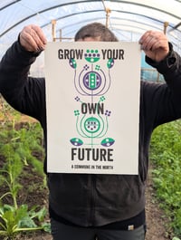 Image 1 of 'GROW YOUR OWN FUTURE' Risograph Print