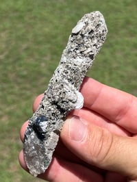 Image 7 of Coated Quartz Point & Calcite Specimen #2545