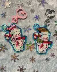 Image 1 of Snowman Keychain