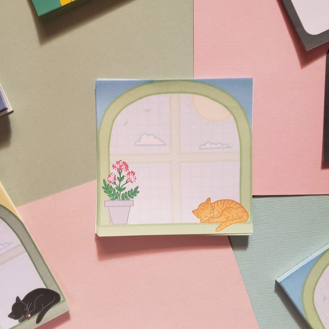 kittens memo pads