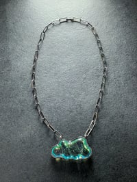 Image 4 of Bulla Pendant Necklace 8: Mint Cloud
