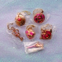 Image 1 of Sailor Moon Diecast Charm Gashapon Set (Rose Gold)