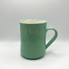 Green Rabbit Ceramic Mug