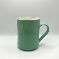 Image 1 of Green Rabbit Ceramic Mug