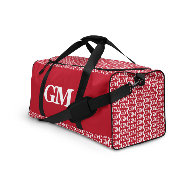 Red Gm Duffle bag