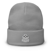 Image 2 of Ghost Boobies Embroidered Beanie