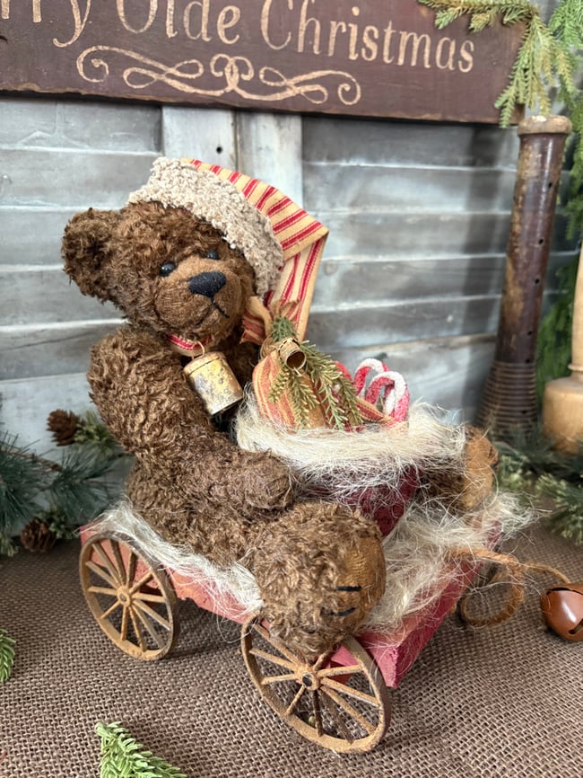 #3. Bramble the bear Pull Toy