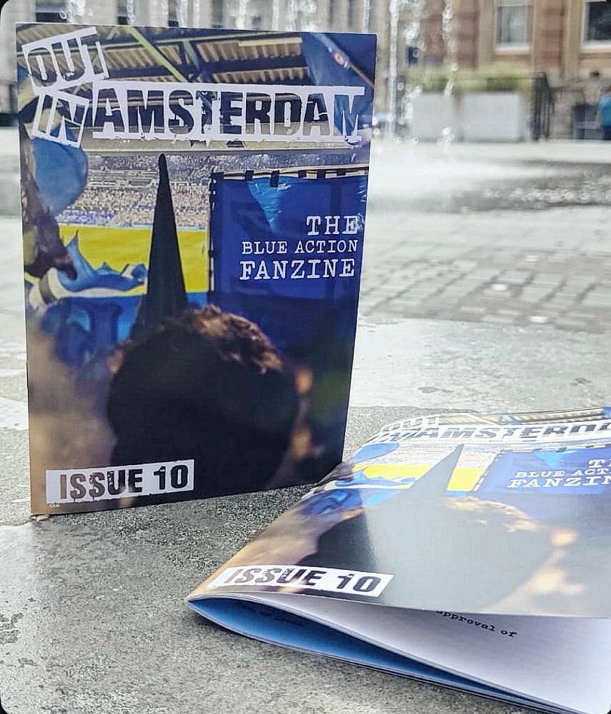 OUT IN AMSTERDAM, THE BLUE ACTION FANZINE [ISSUE 10]