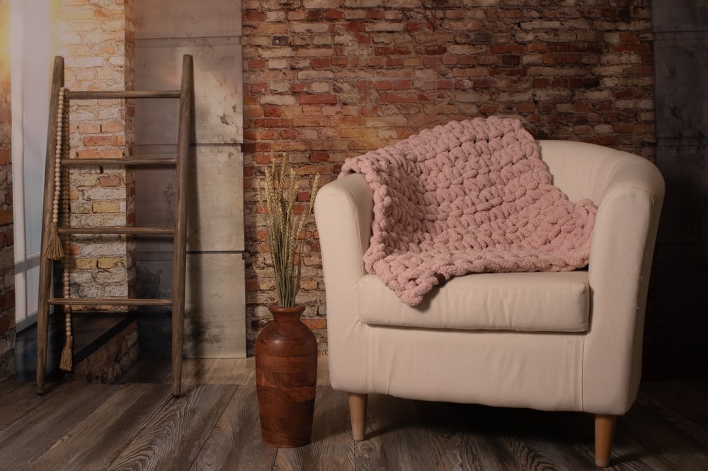 Image of Chunky Baby Blanket- Pink