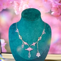 Image 1 of Sakura Cherry Blossom Chain Necklace