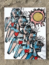 “ many mes     “ 16x20 inch 