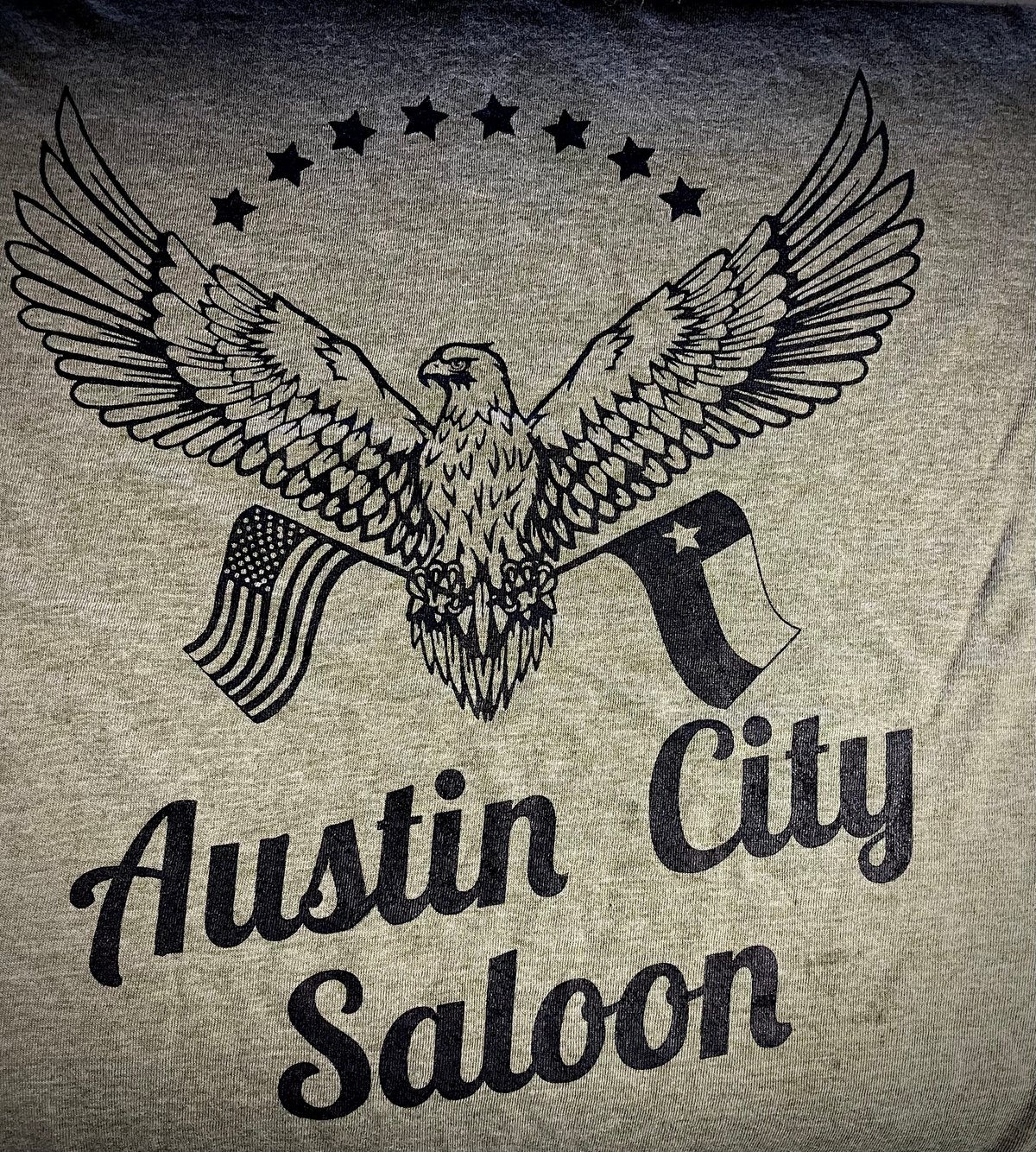 Image of Austin City Merican Eagle shirt (OD Green)