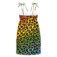 Image 2 of LisaFrankenLettes Tie-me-up Slip Dress