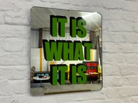 Image 1 of IT IS WHAT IT IS Vintage Mirror