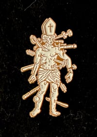 Image 1 of Indecision - pope enamel pin 