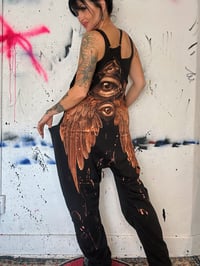 Image 3 of “ETHERIAL” CUSTOM BLEACH PAINTED OVERSIZED JUMPER MEDIUM