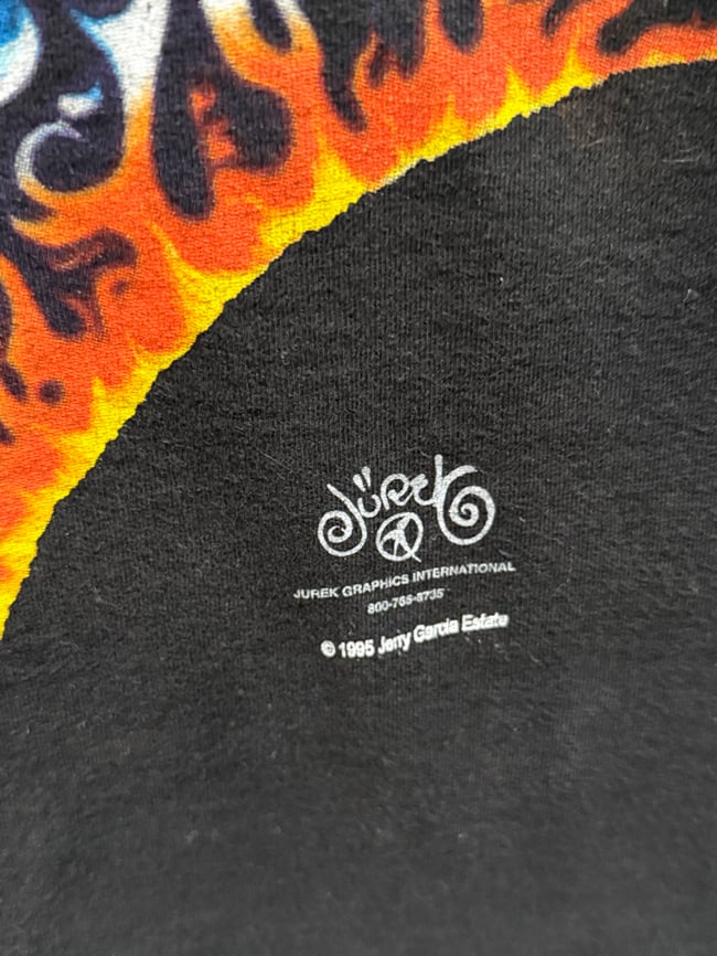 Jerry Garcia 1995 Cosmic Jerry T-Shirt - Size XL