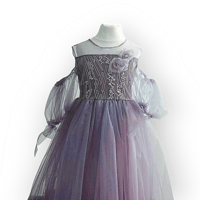 Image 3 of Girls photoshooting dress - Elvina | size 110 | dusty purple