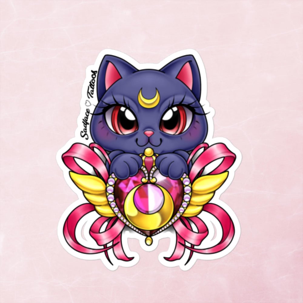 Image of Kawaii Sailor Cat Sticker