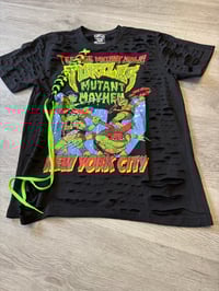 Medium ninja lime lace destroyed 