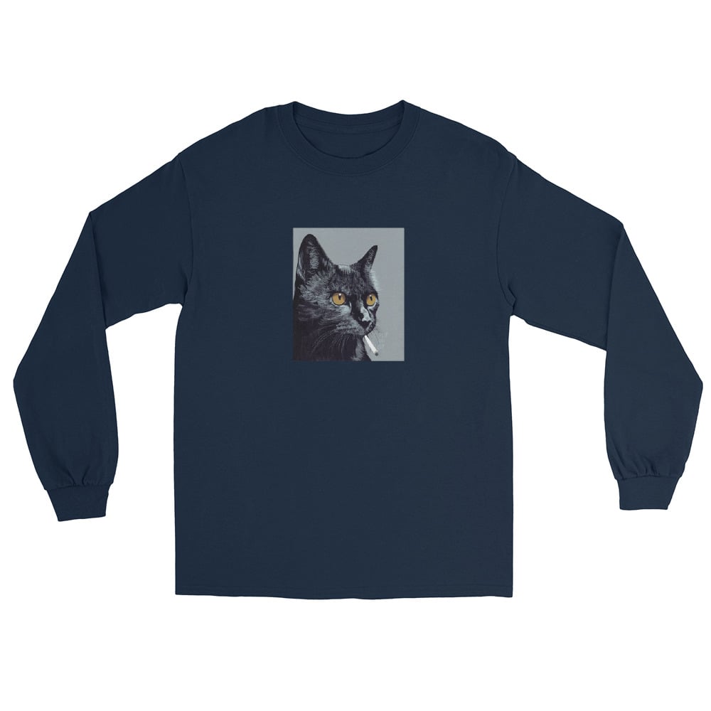 Image of FTS SMOKING CAT LONG SLEEVE SHIRT