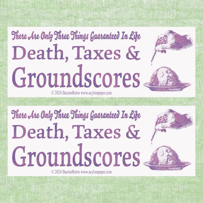 Image of Groundscore - Bumper Stickers