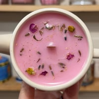 Image 2 of pink peony scented candle