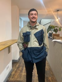 Image 20 of Slanted Pocket Hooded Safari Jacket