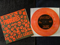 PARASITES "Last Caress" (Misfits cover) 7" on Orange Vinyl