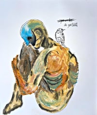 Image 1 of 14x17in. “Endless Rounds” Drawing