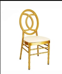 Image 2 of Gold ice chairs for  rent only 