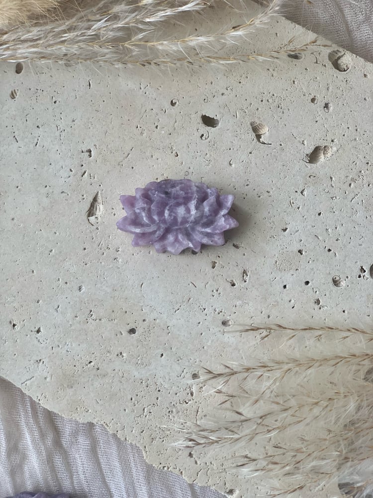 Image of Lotus Flower Carvings (assorted materials)