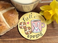 Image 1 of Hello Spring Circle Decoration 