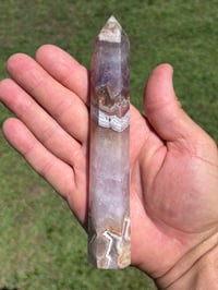 Image 14 of Large Lace Agate with Amethyst Generator #2555