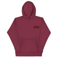 MAROON "DISCREET" HOODIE