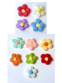 Image 4 of Crochet Flower Clips