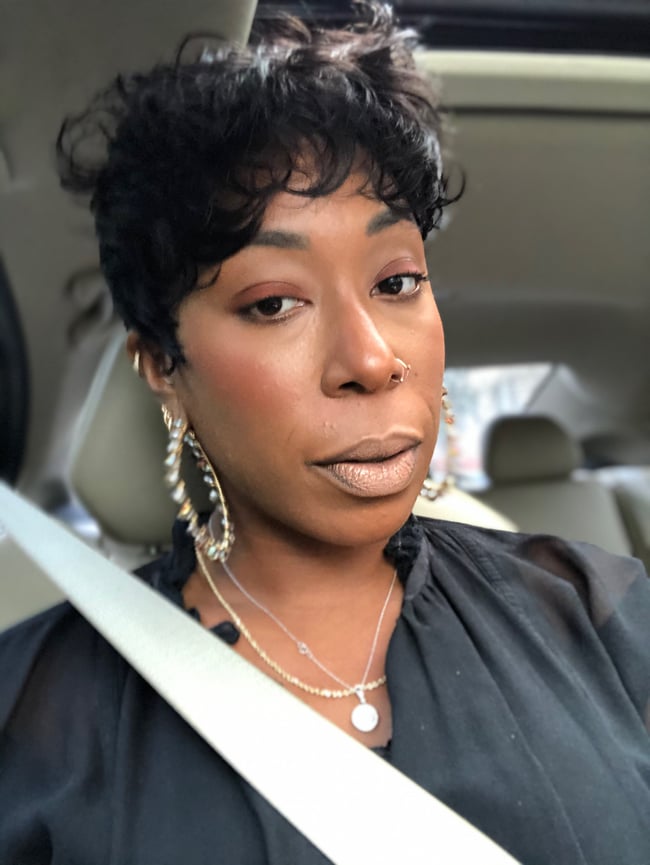 The Cut Life Human Short Curly Bob Pixie Wig