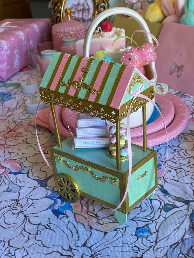 Mini Macaron Cart-Customizable