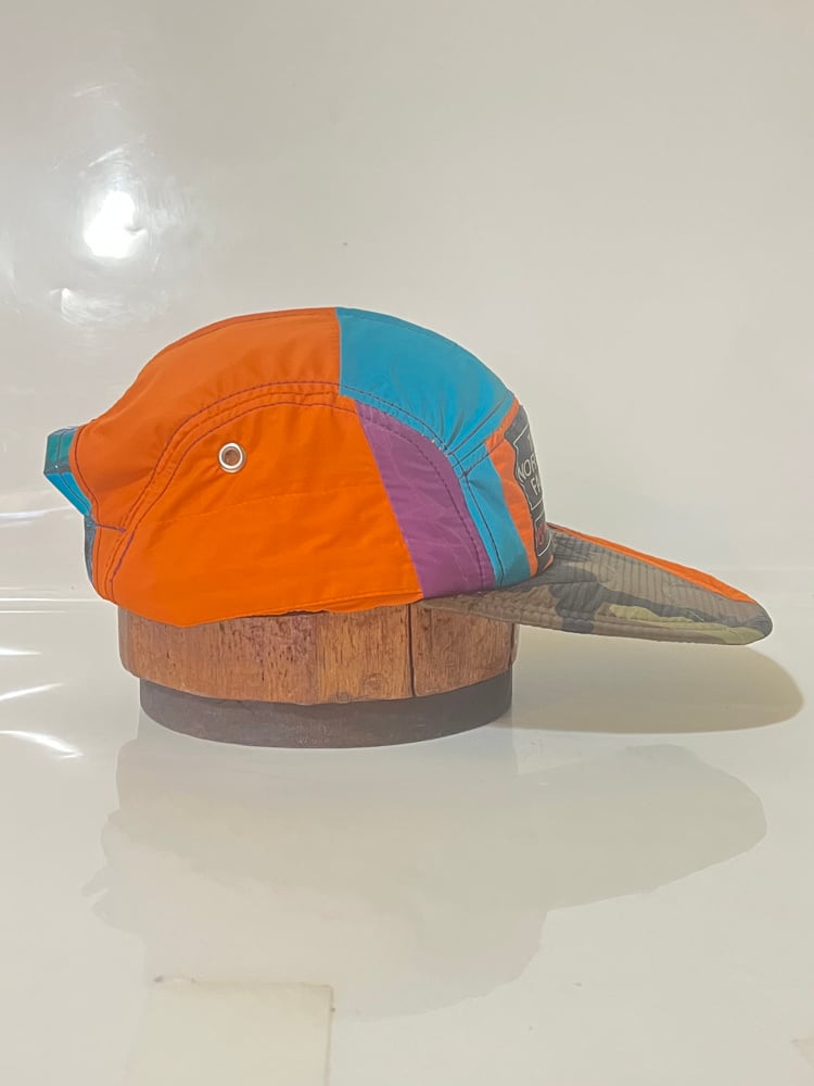 Orange Goretex Camo LongBill Pocket 5-Panel