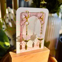 Light Violet Bloom Earrings