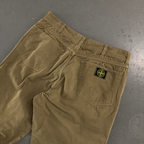 Image of Late 1980s Stone Island Brushed Cotton Trousers, size 33” x 30”